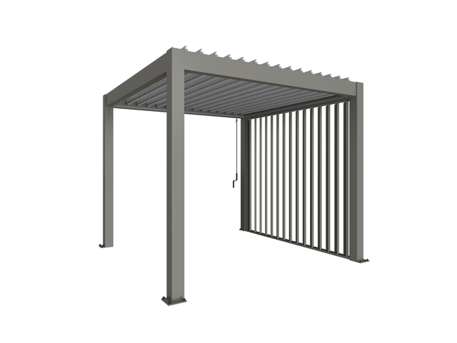 Biohort pergola zijwand met lamellen